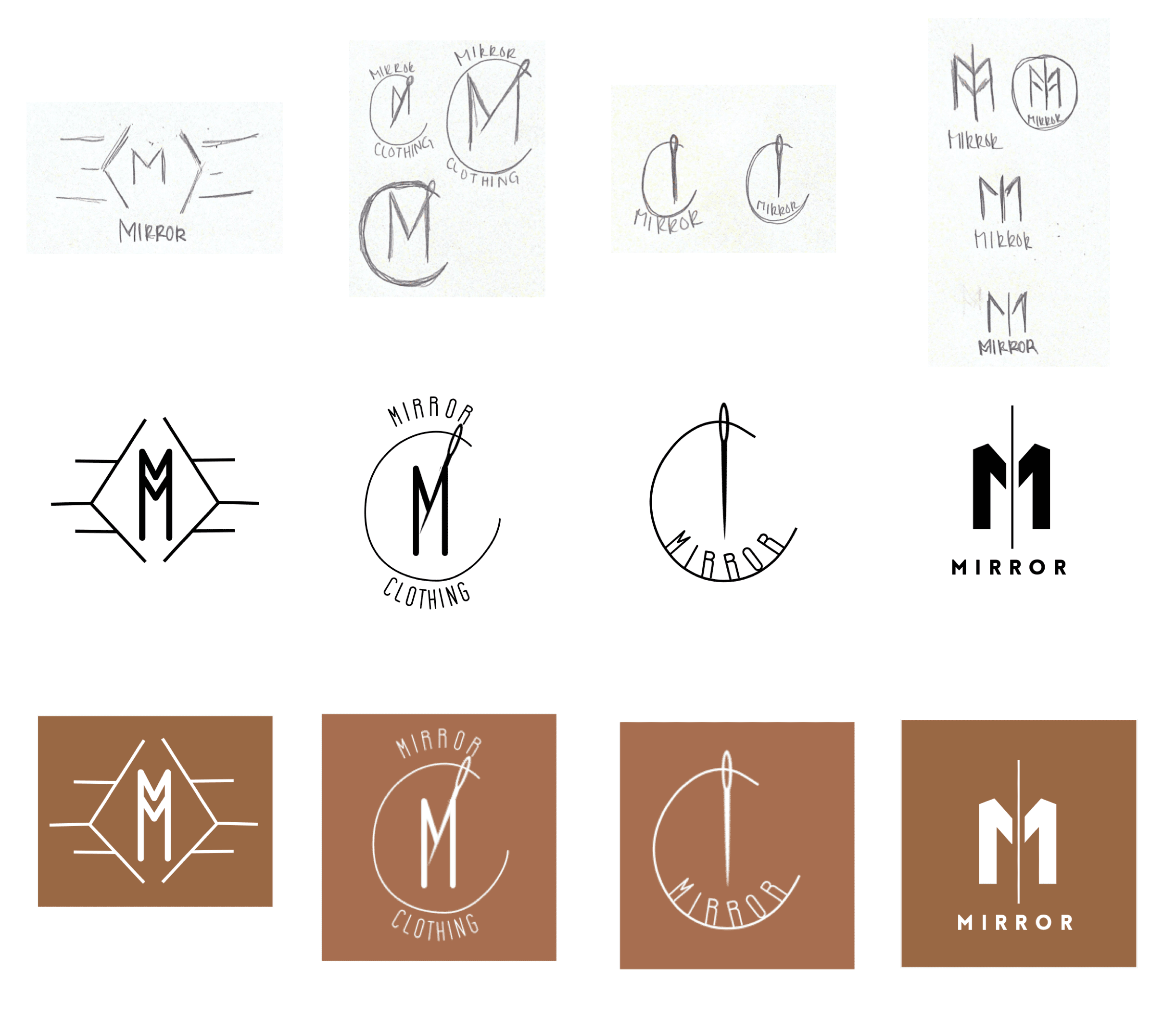 mirror logos
